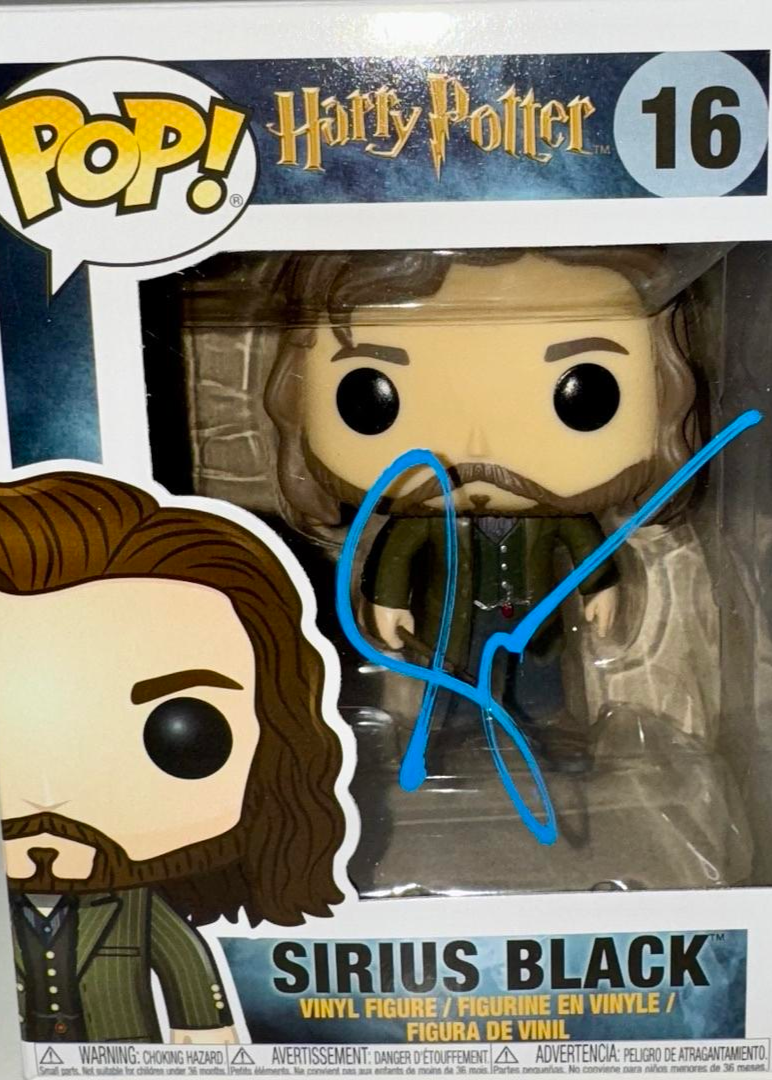 Gary Oldman Signed Funko Pop #16 "Sirius Black" (Harry Potter) - Beckett COA #02